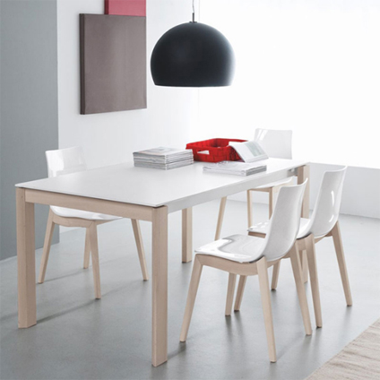Connubia Eminence Table with Wood Legs